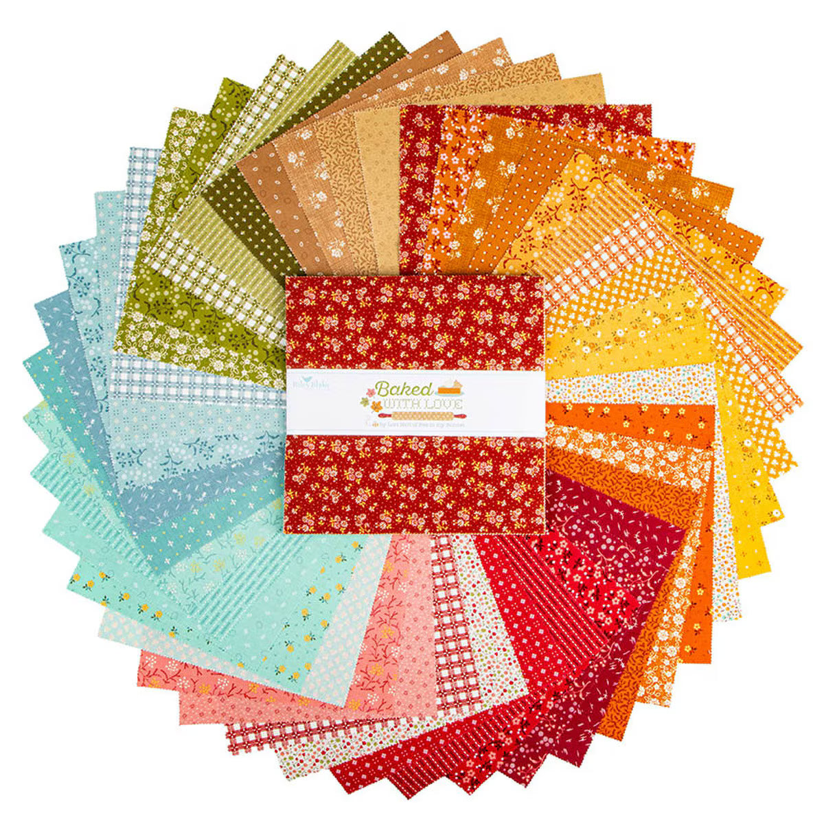 Baked with Love by Lori Holt - 5" Squares (Stacker)