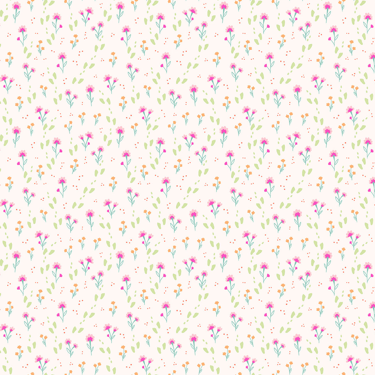 Bunny Hops by Seek to Spring - Floral Footprints | Cottontail