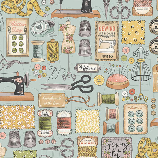 Atelier by Makower UK - Couture | Blue