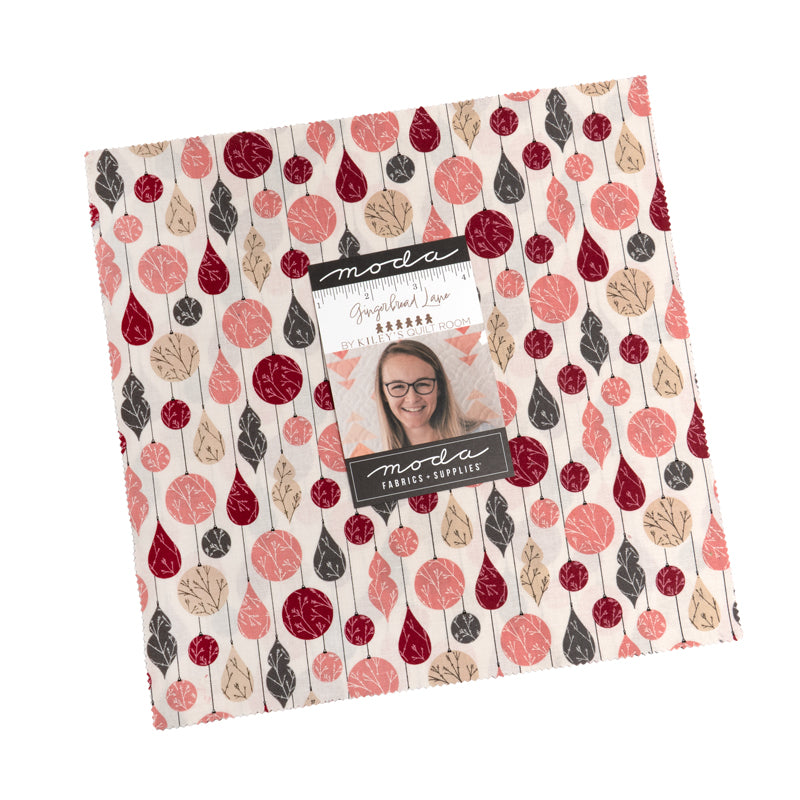 Gingerbread Lane by Kiley's Quilt Room - 10" Squares (Layer Cake)
