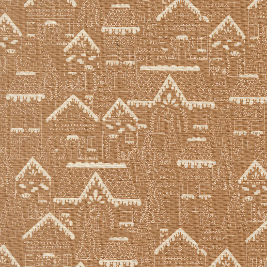 Gingerbread Lane by Kiley's Quilt Room - 26150 Cocoa