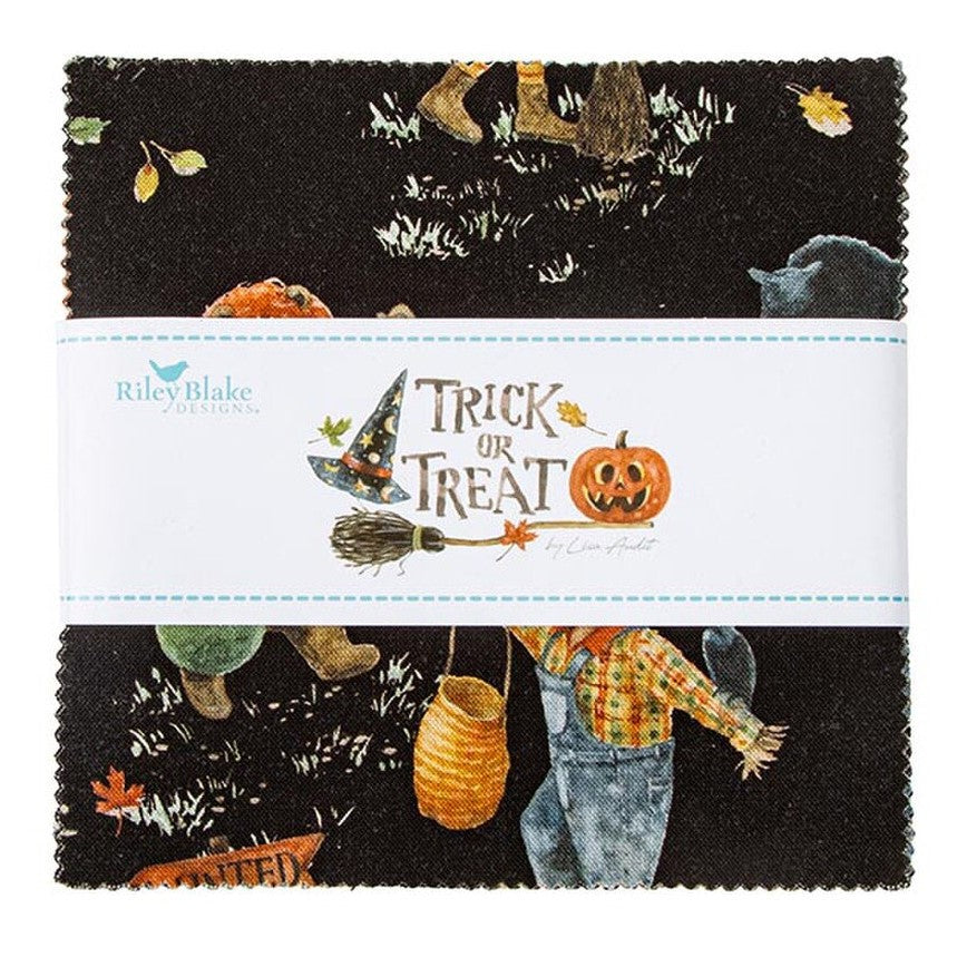 Trick or Treat by Lisa Audit for Riley Blake Designs - 5" Squares (Stacker)