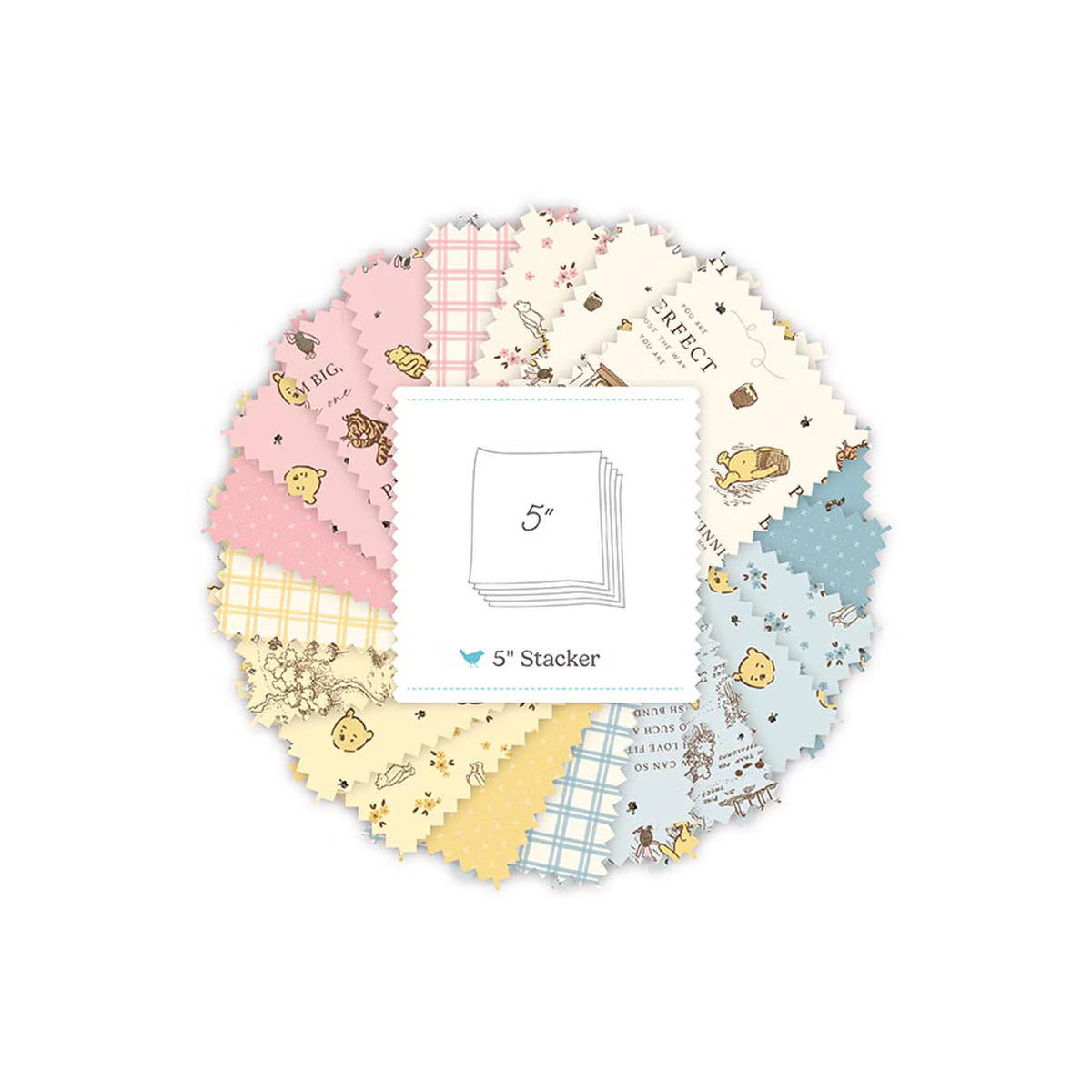 Winnie the Pooh Baby by Echo Park Paper Co - 5" Squares (Stacker)