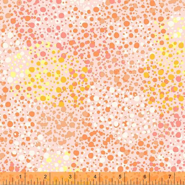 Windham Splatter Dots - 108" Quilt Back - Peach 53193W-1