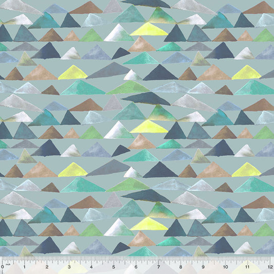 Connections by Maria Carluccio - Triangle Rows Pale Grey