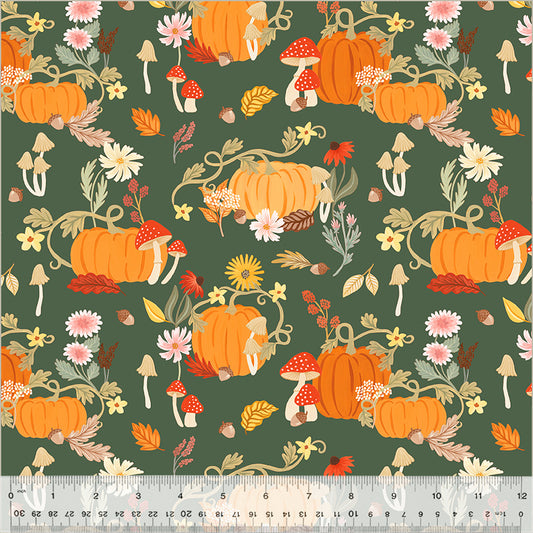 Harvest Gathering by Laura Marshall - Pumpkin Patch Spruce