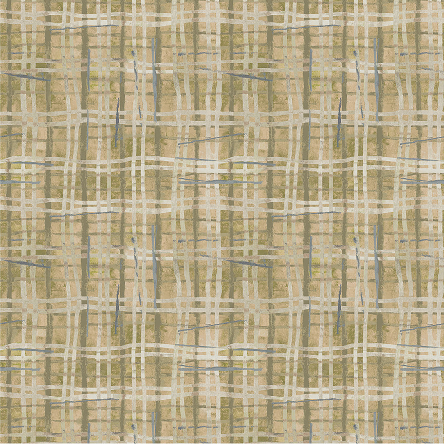 The Plaid One by Marcia Derse - Porch Screen Plaid Dusty