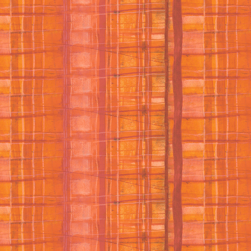 The Plaid One by Marcia Derse - Peach Orchard Plaid