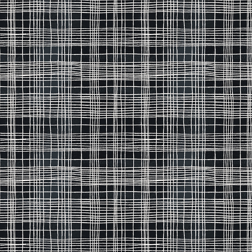 The Plaid One by Marcia Derse - String Theory Plaid Space Tunnel