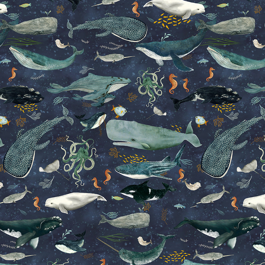 Deep Blue by Katherine Quinn - Creatures of the Sea | Deep Blue