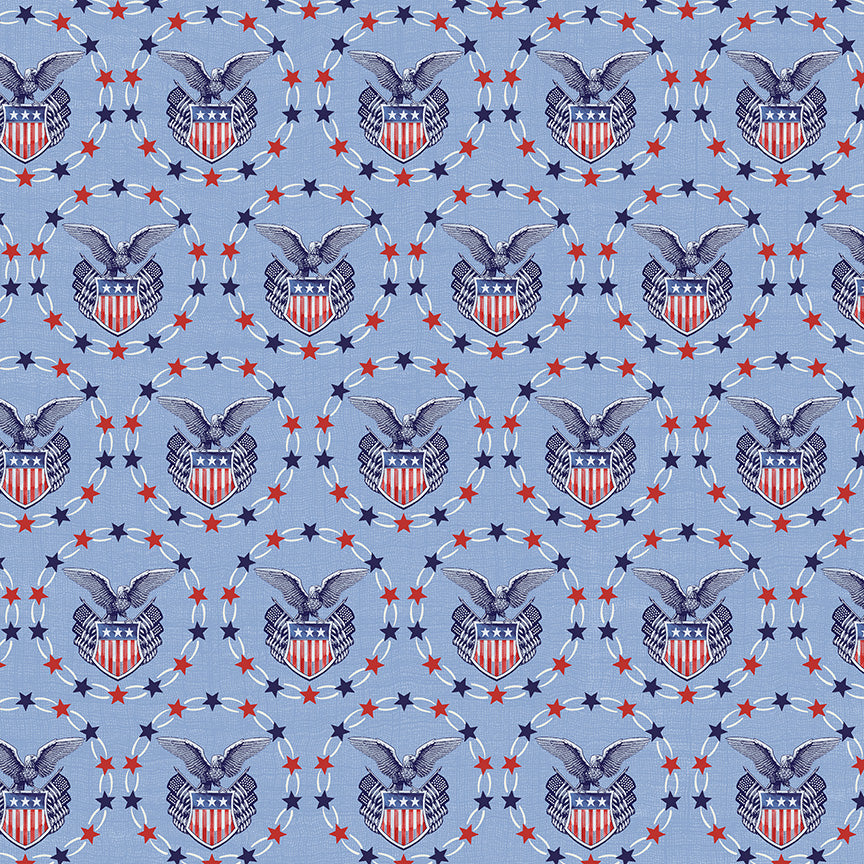 American Tribute by Whistler Studios - Mighty Eagle | Light Blue