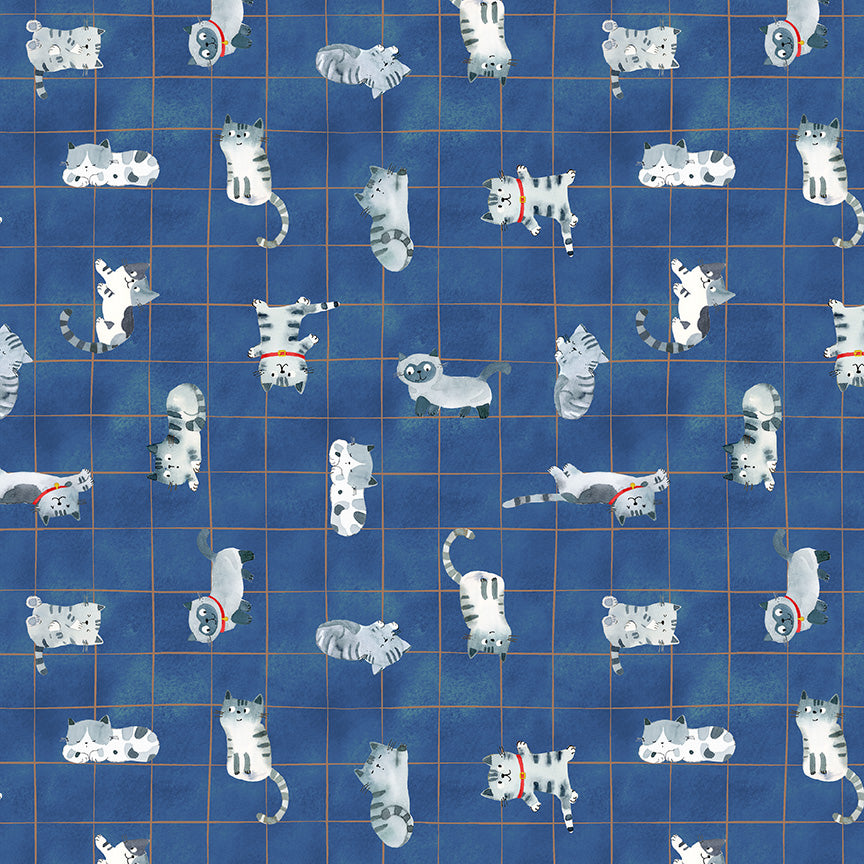 Crafty Cats by Sue Miano - Cutie Cats | Blue
