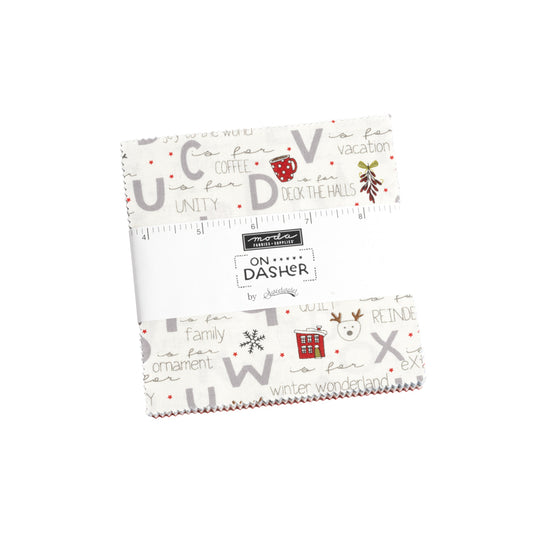 On Dasher by Sweetwater - 5" Squares (Charm Pack)