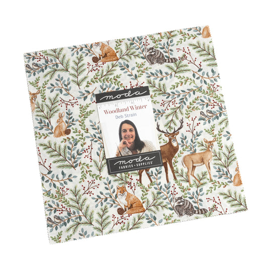 Woodland Winter by Deb Strain - 10" Squares (Layer Cake)