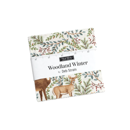 Woodland Winter by Deb Strain - 5" Squares (Charm Pack)
