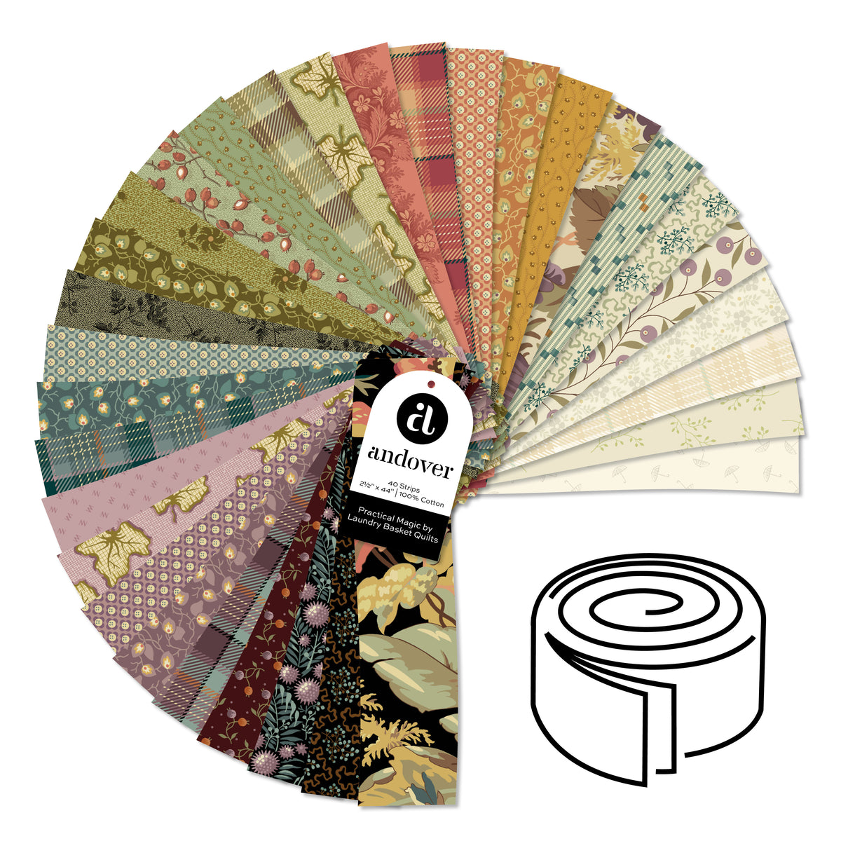 Practical Magic by Edyta Sitar - 2 1/2" Strips