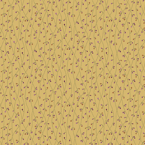 English Garden by Laundry Basket Quilts - Blue Vetch Custard