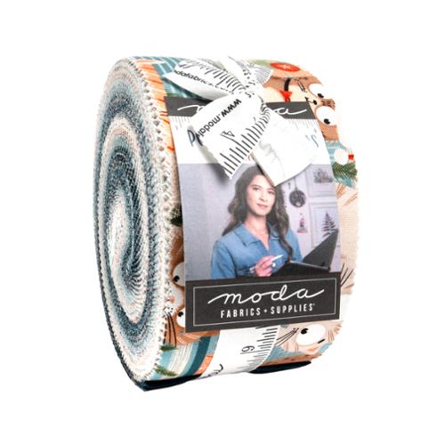 Purrfect Christmas by Elena Amo for Moda - 2 1/2" Strips (Jelly Roll)