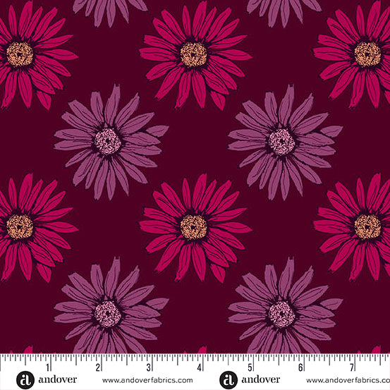 Mystic Meadow 108s by Nancy Rink - Daisy Red