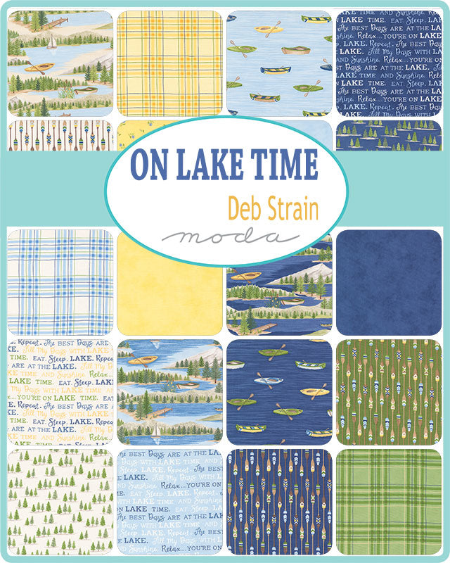 On Lake Time by Deb Strain - 56126 Sky Blue