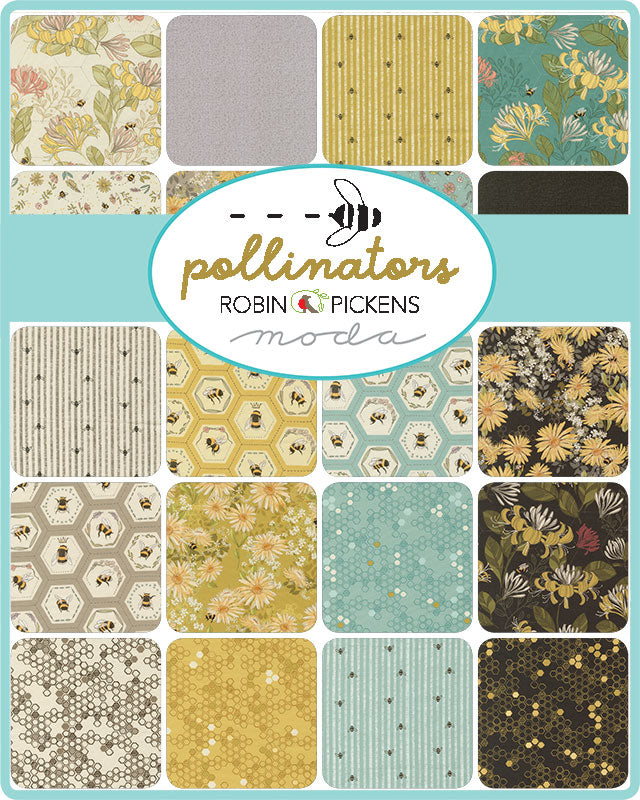 Pollinators by Robin Pickens - 10" Squares (Layer Cake)