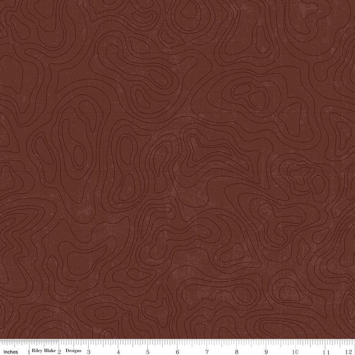 National Parks - Topographic Brown