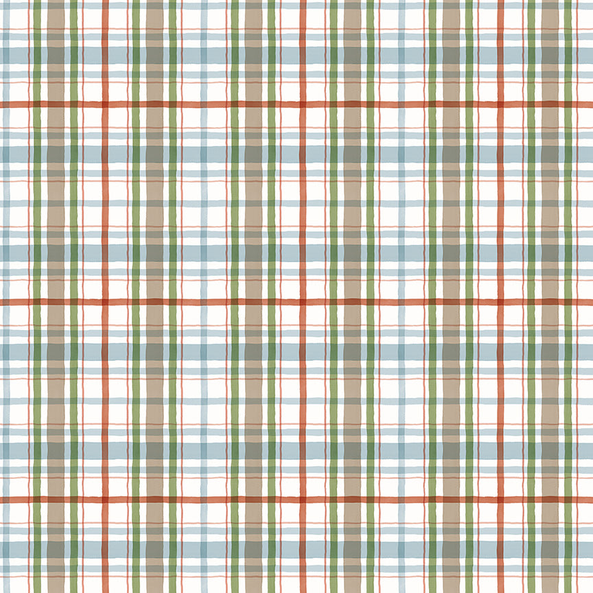 Santa's Tree Farm by Lisa Audit - Plaid Snowy