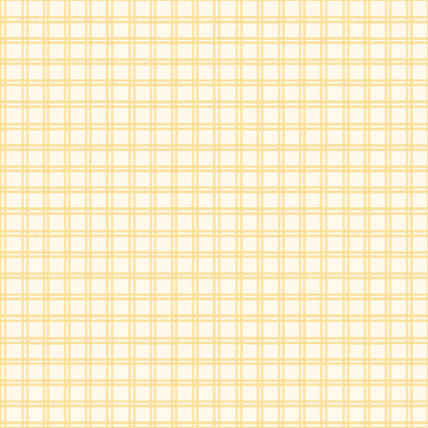 Winnie the Pooh Baby by Echo Park Paper Co - Plaid | Yellow