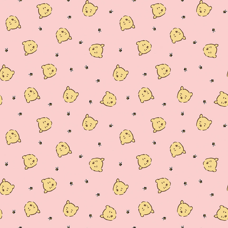 Winnie the Pooh Baby by Echo Park Paper Co - Pooh Jumble | Pink