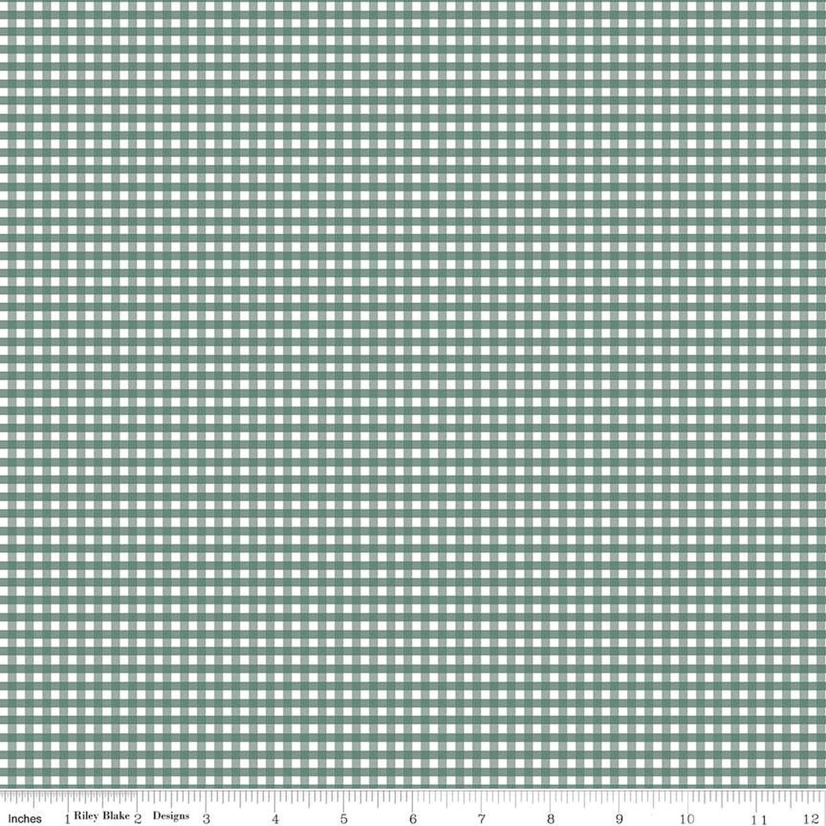 Riley Blake Basics - Small Gingham | Lodge Pole