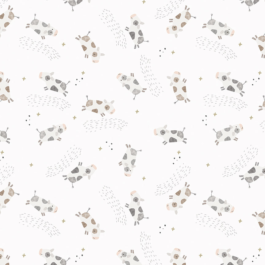Till the Cows Come Home Flannel - Cows Cloud