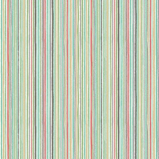 Pooch by Makower UK - Fine Stripe | Multi