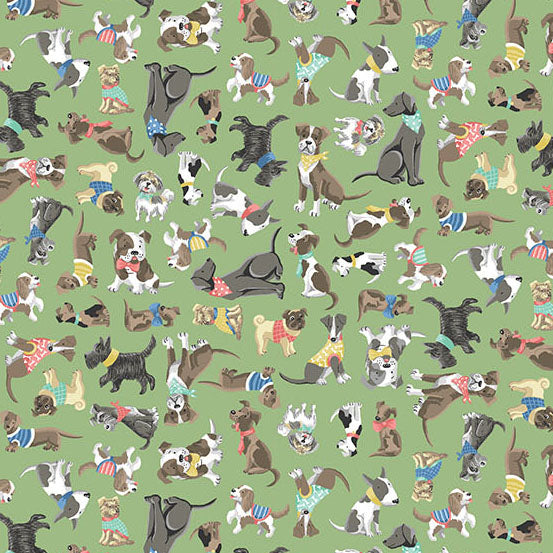 Pooch by Makower UK - Pals | Green