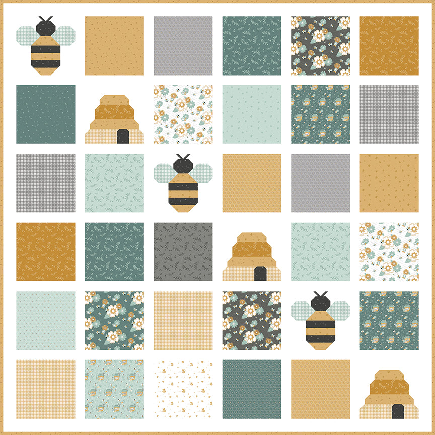 Sweet as Honey Quilt Pattern by Primrose Cottage Quilts
