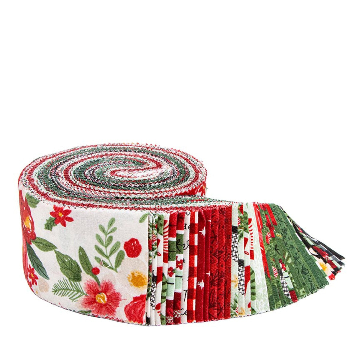 Charming Christmas by Kelsey Carlson - 2 1/2" Strips (Rolie Polie)