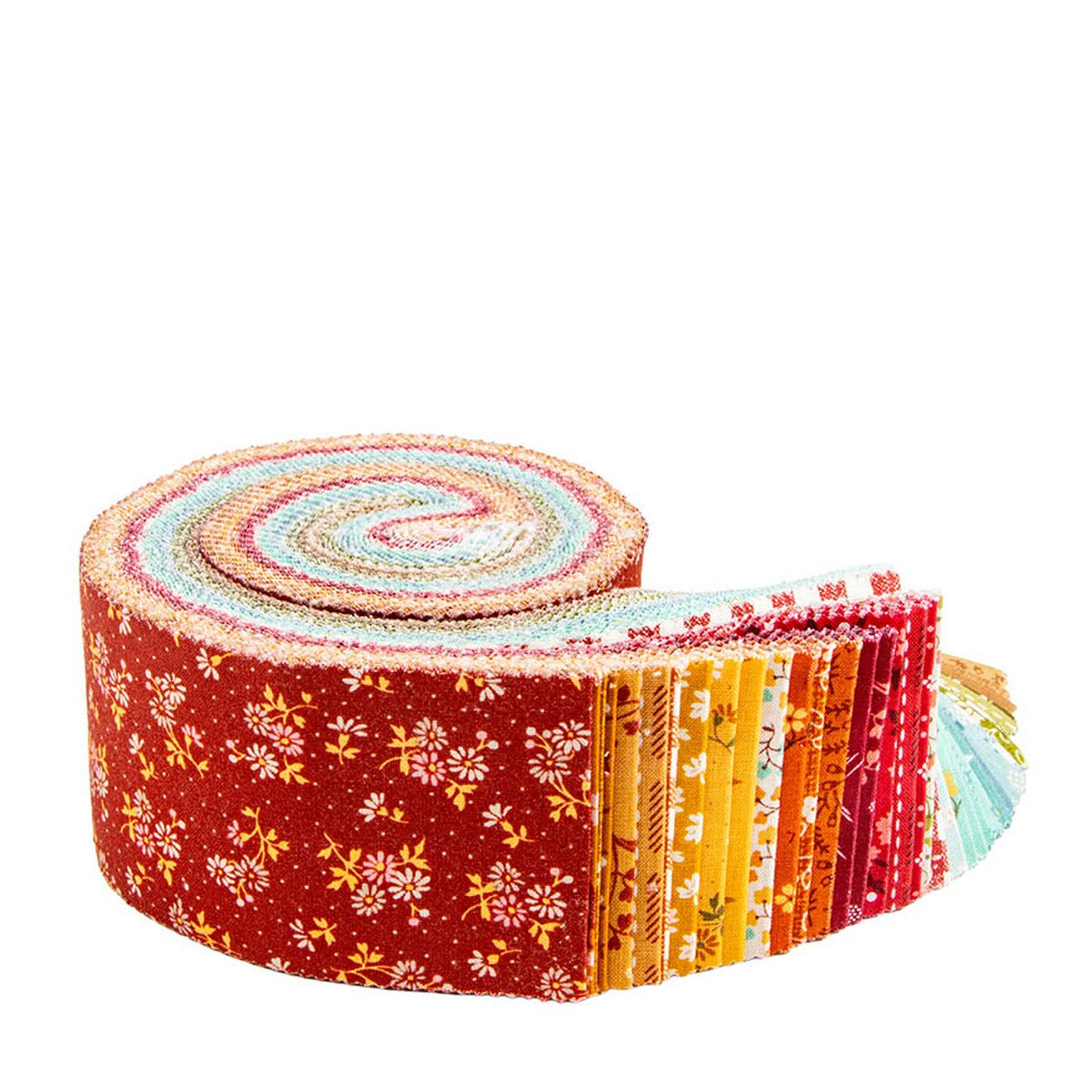 Baked with Love by Lori Holt - 2 1/2" Strips (Rolie Polie)