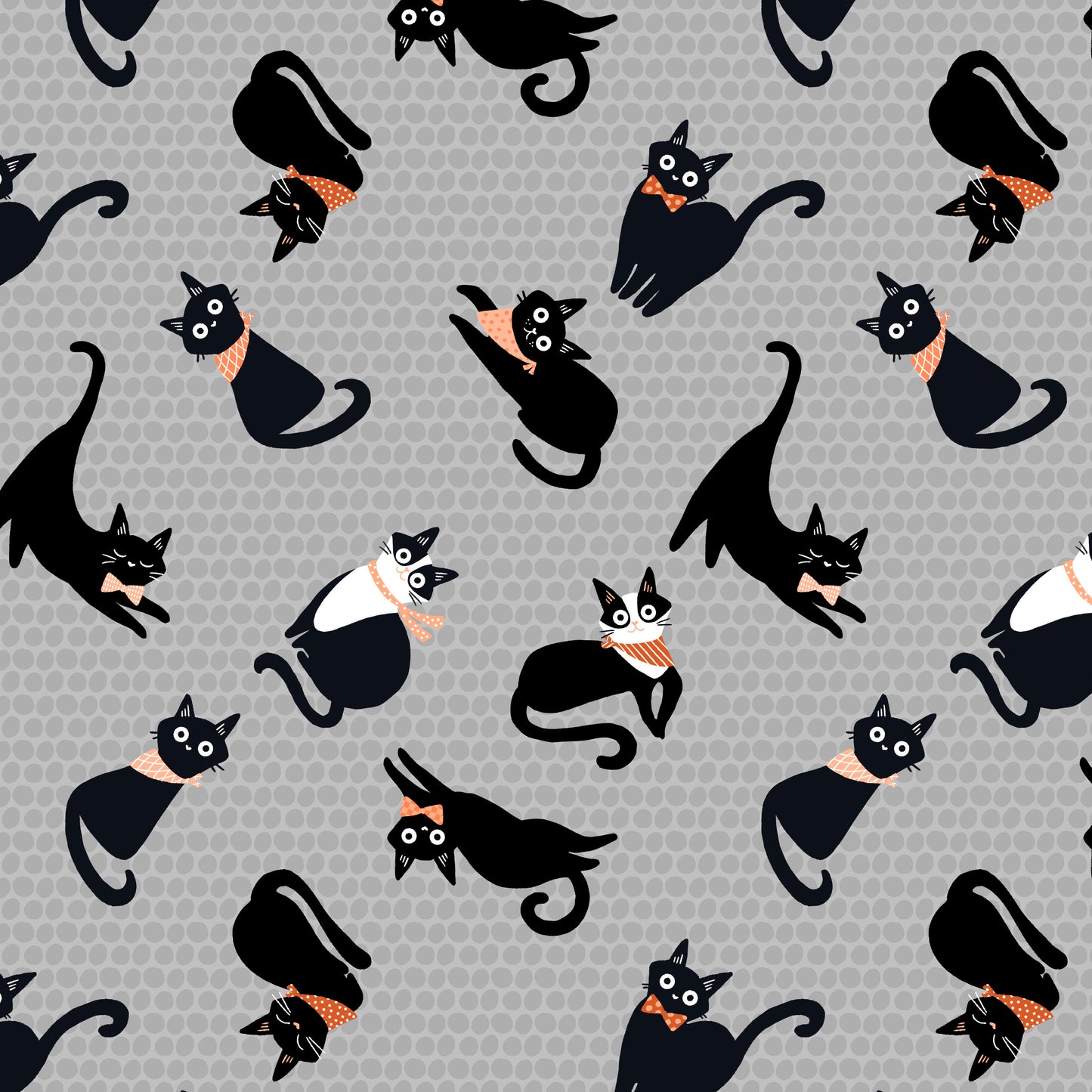 Kitties in the Conservatory by Muffin Grayson - Kitties | Gray