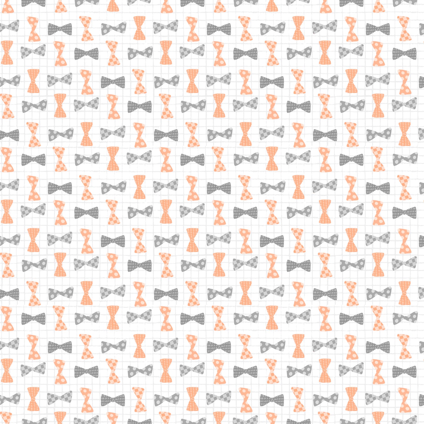 Kitties in the Conservatory by Muffin Grayson - Bowties | Light Gray