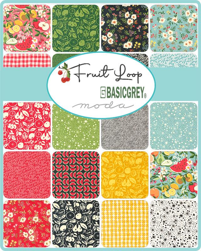 Fruit Loop by BasicGrey - 5" Squares (Charm Pack)