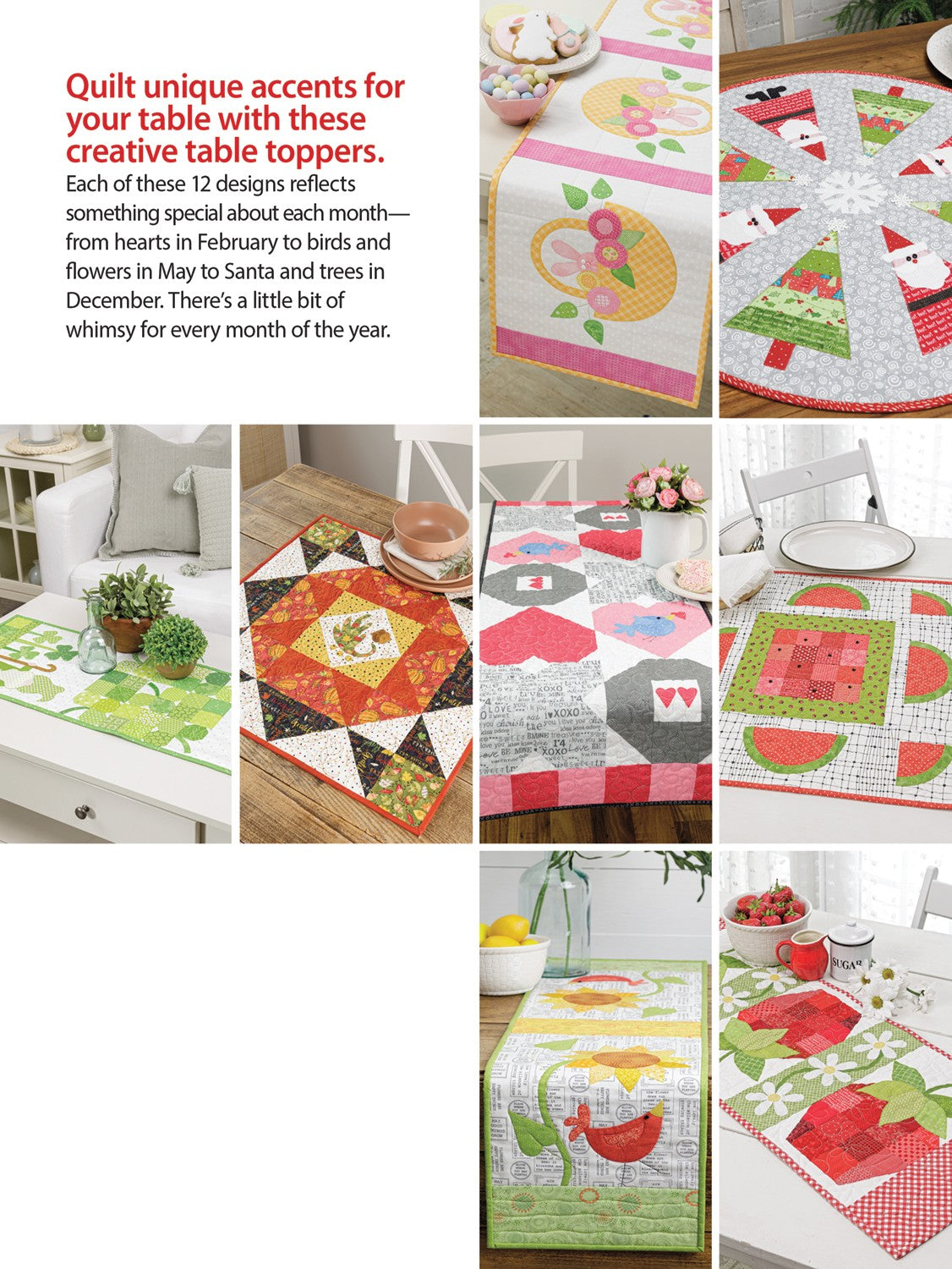 Table Toppers for All Seasons by Annie's Quilting