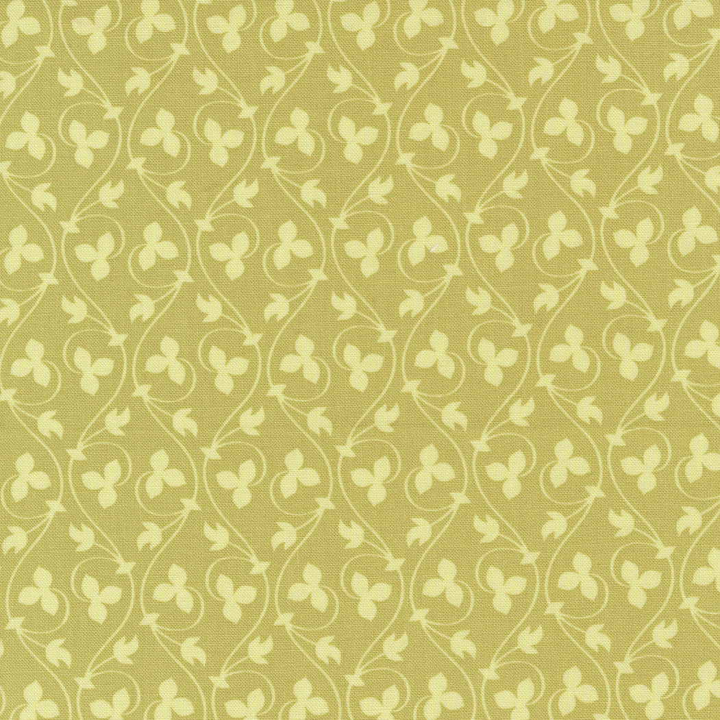 Cinnamon Cream By Fig Tree And Co For Moda- Olive 20455
