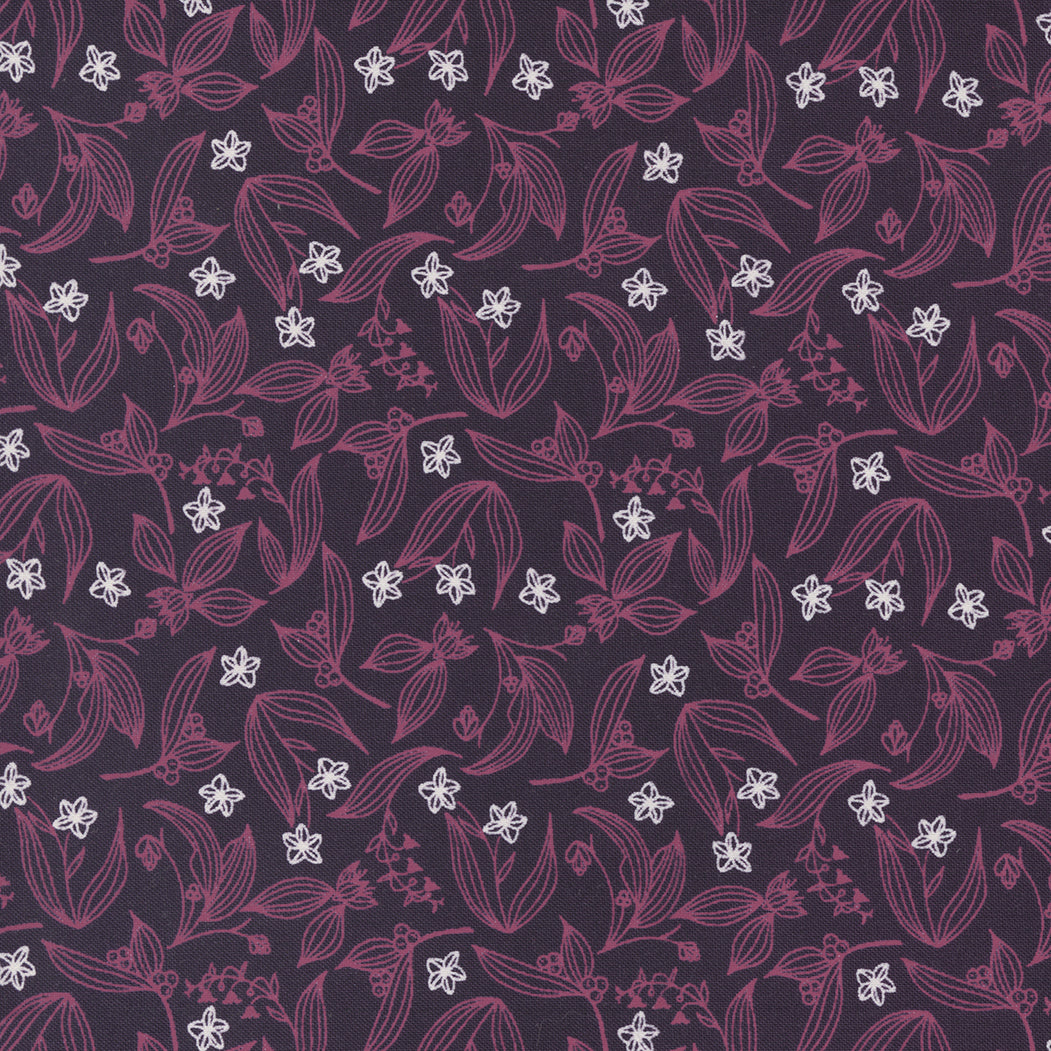 Wild Meadow By Sweetfire Road For Moda- Prune 43134
