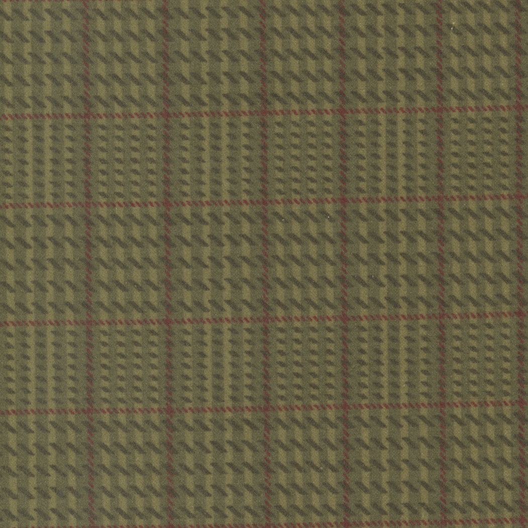 Autumn Gatherings Flannel By Primitive Gatherings For Moda- Grass 49183