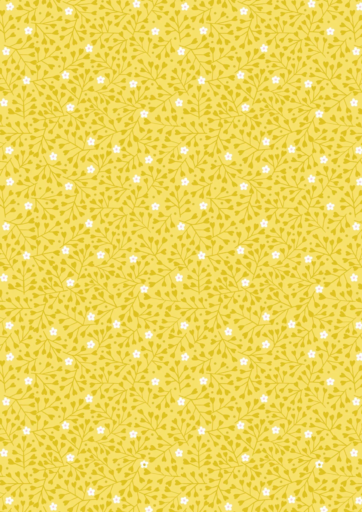 Spring Treats - Mini Heart Floral Yellow