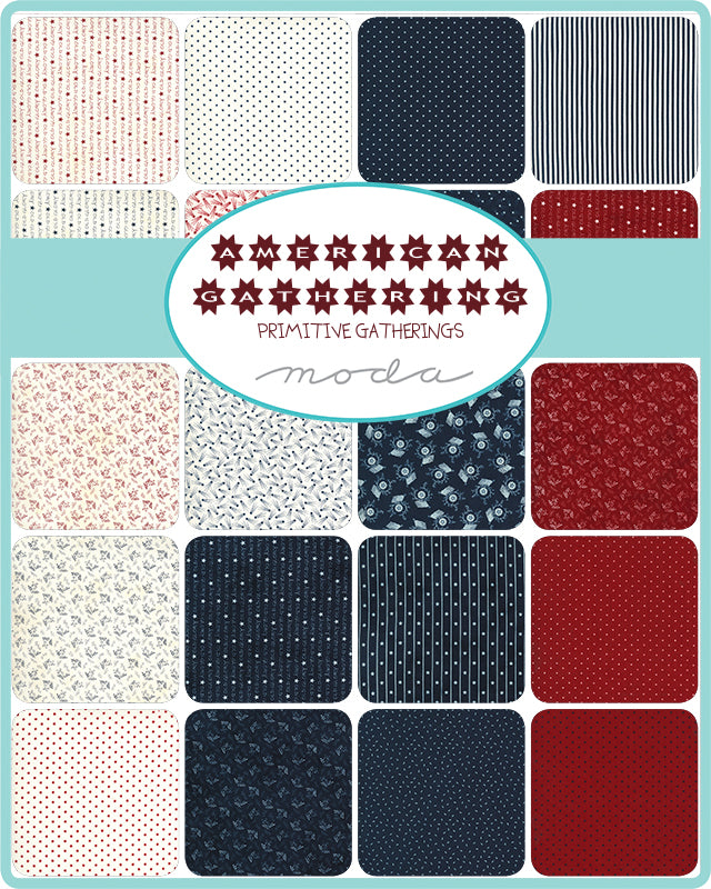 American Gathering by Primitive Gatherings - 49126 Cream Red