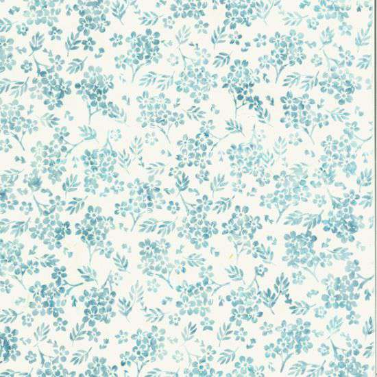 Hoffman Bali Batik - Small Floral Sky