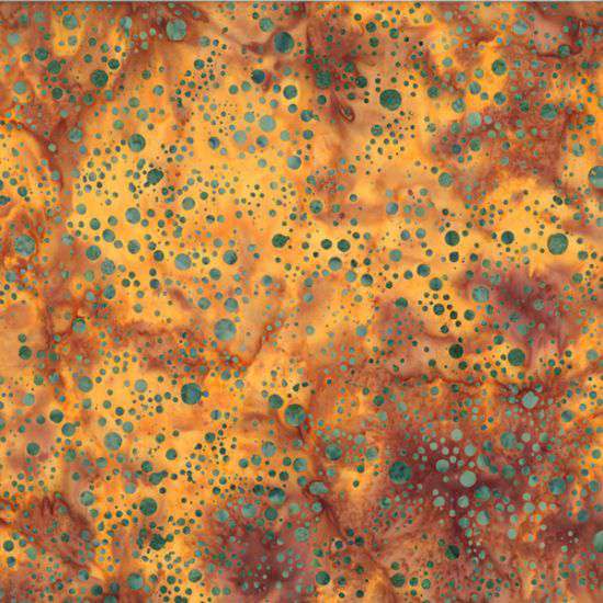 Hoffman Bali Batik - Scattered Dots Dijon