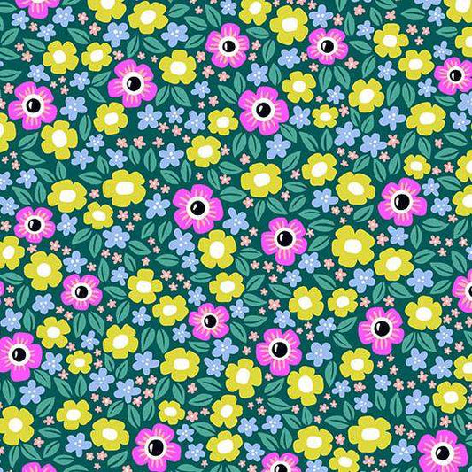 Ghostly Garden by KP Creates - Floral Fright | Teal