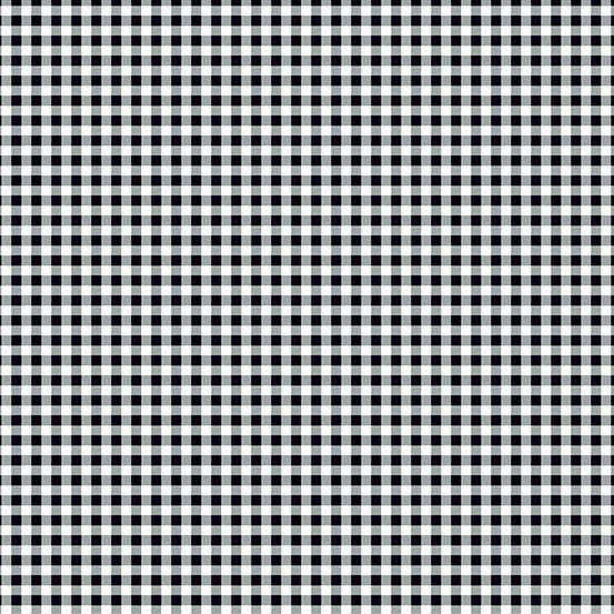 Ghostly Garden by KP Creates - Bitty Gingham | Black