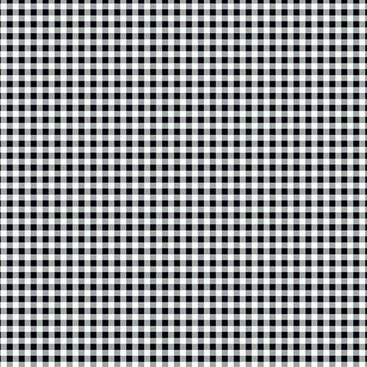 Ghostly Garden by KP Creates - Bitty Gingham | Black